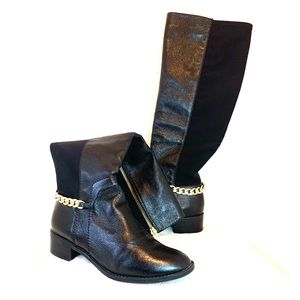 STEVE MADDEN 'Lesli' Black Leather